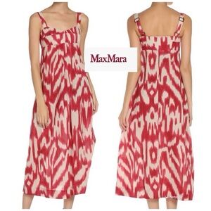 Max Mara Weekend ikat print midi dress